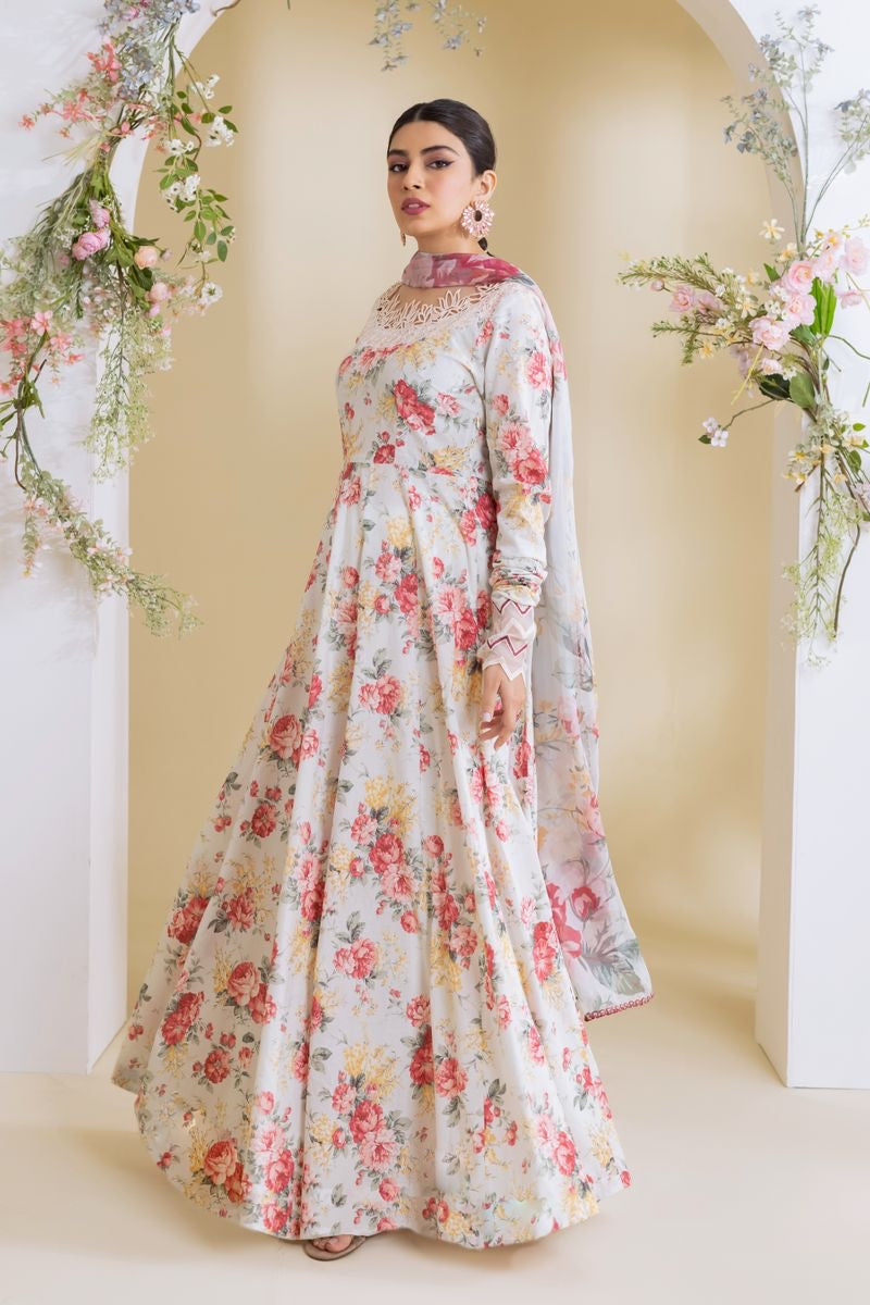 Iznik 3 piece digital print karandi suit