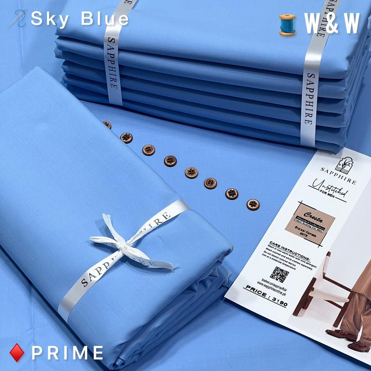 Sapphire Men’s Wash N Wear suit