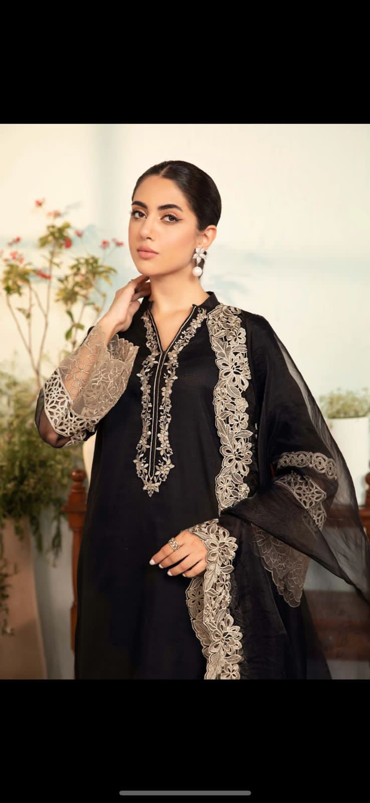 Maria.b Embroidered 3 piece winter wear
