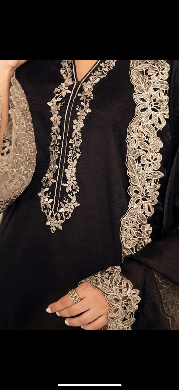 Maria.b Embroidered 3 piece winter wear