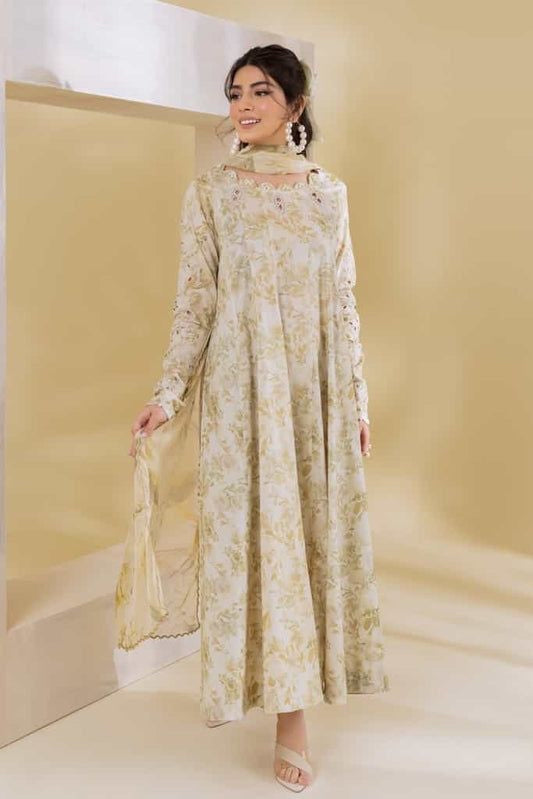 Iznik 3 piece digital print karandi suit