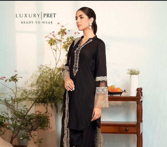 Maria.b Embroidered 3 piece winter wear